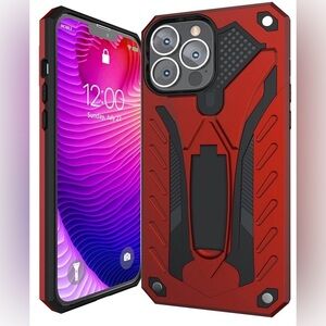 IPhone 13 Pro Max Eco-Friendly Case With Kickstand,Shockproof 12ft. Drop Tested